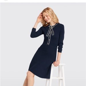 DRAPER JAMES Sailor Bow Knit Dress